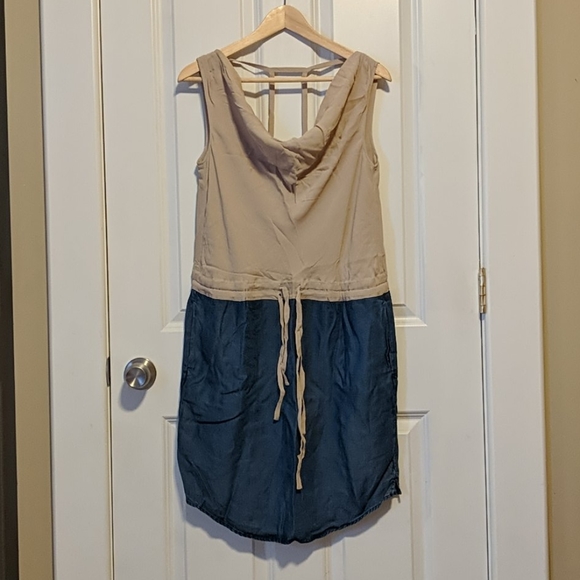 1971 Reiss Valetta Cowl Neck Drawstring Dress - Picture 2 of 5